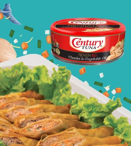 Century Tuna Lumpiang Shanghai, a Century Pacific Food Solutions food service recipe, made with Century Tuna Chunks