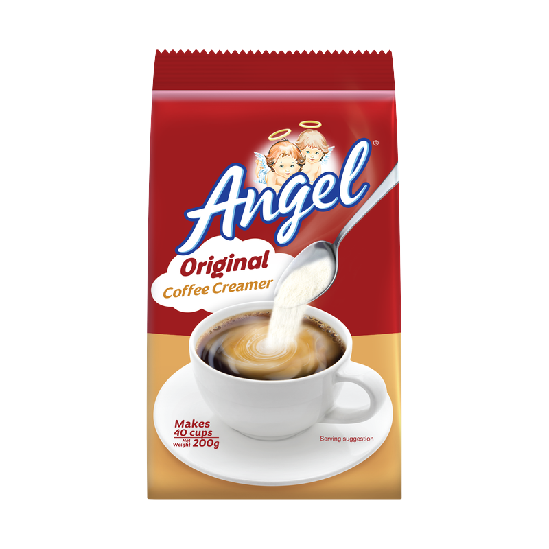 Angel Original Coffee Creamer pouch, 'Makes 40 cups', Net Weight 200g