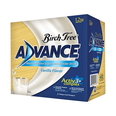Birch Tree Advance Vanilla Flavor box, 1.2kg Net Wt