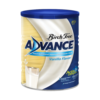 Birch Tree Advance Vanilla Flavor can, 850g Net Wt