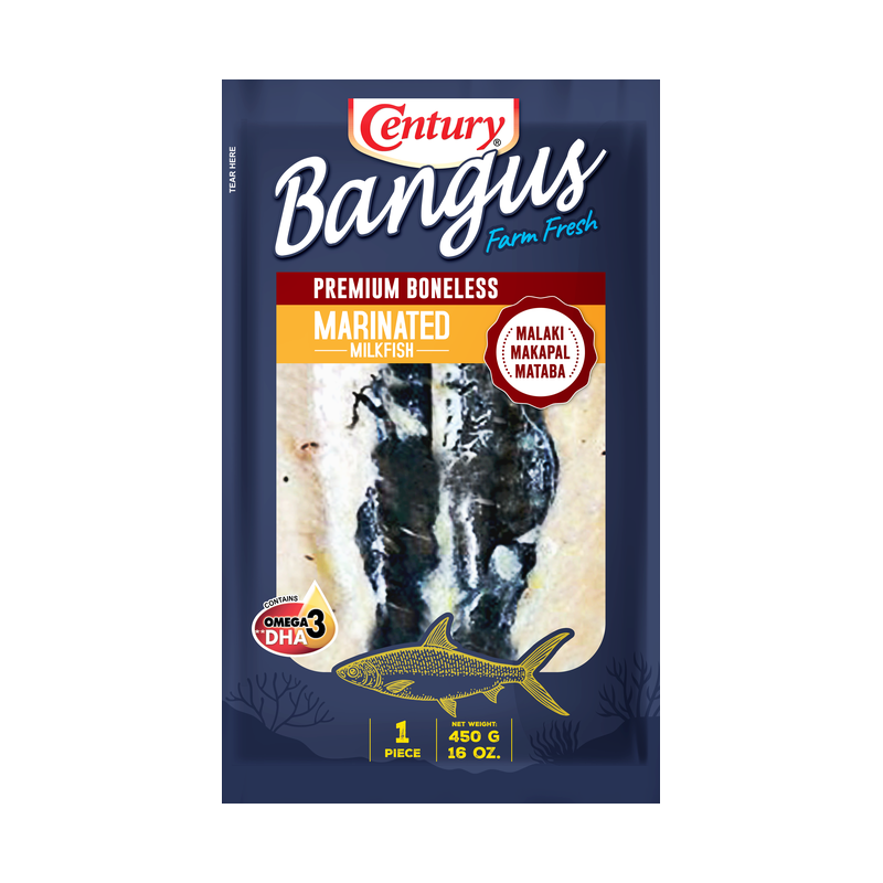 Century Bangus, Premium Boneless Marinated Milkfish, whole, 1 PIECE, 450G, front of pack