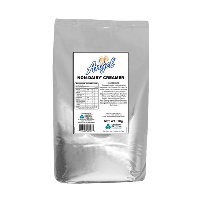 Angel Non-Dairy Creamer bag (Century Pacific Food Service branding on back panel), NET WT 1Kg