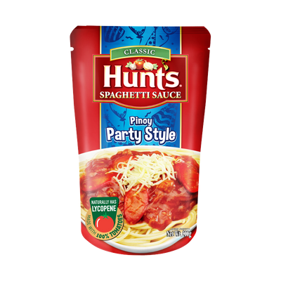 Hunt's Spaghetti Sauce Classic Pinoy Party Style doypack, Net Wt. 900g