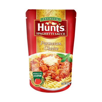 Hunt's Spaghetti Sauce Premium Parmesan Cheese doypack, Net Wt. 900g