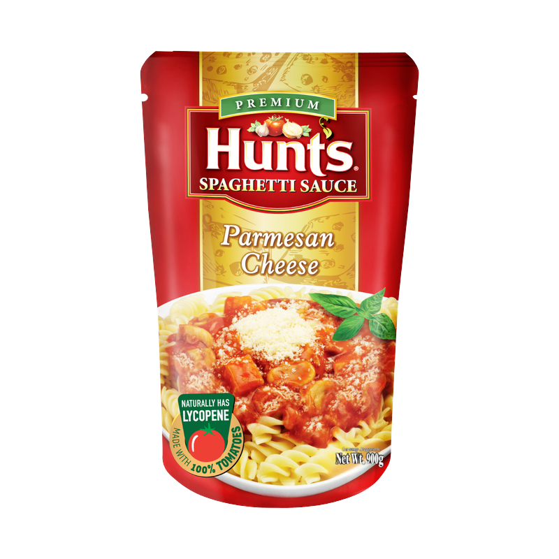 Hunt's Spaghetti Sauce Premium Parmesan Cheese doypack, Net Wt. 900g