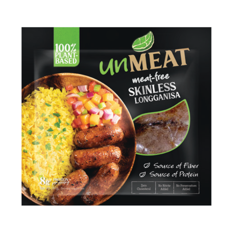 unMeat meat-free Skinless Longganisa, net wt 180g