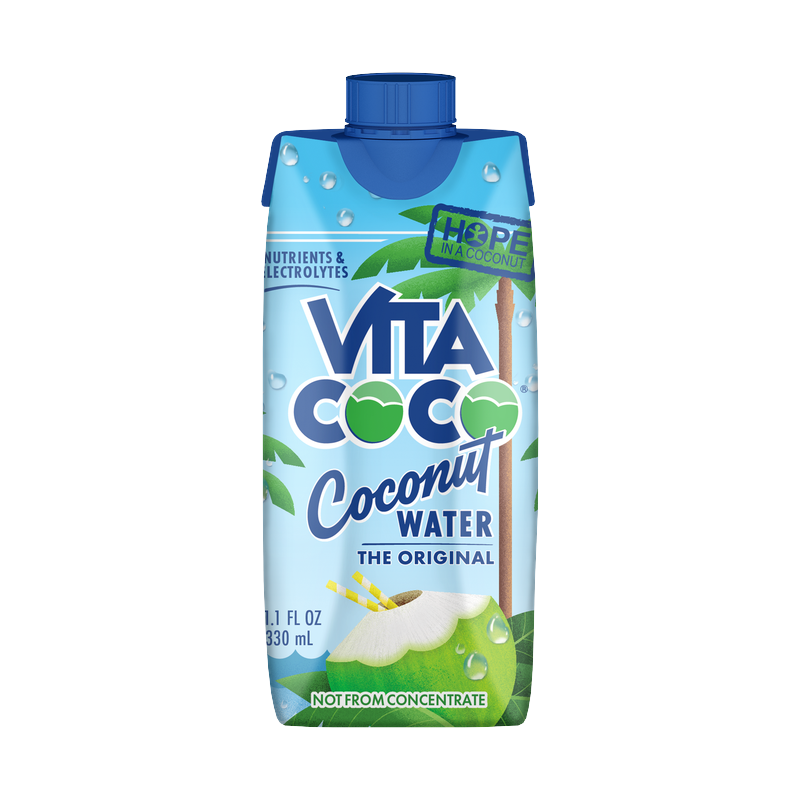 Vita Coco Coconut Water, The Original, 11.1 FL OZ / 330mL tetra pack, front of pack