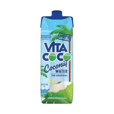 Vita Coco Coconut Water, The Original, 33.8 FL OZ / 1L tetra pack, front of pack