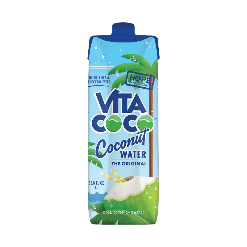 Vita Coco Coconut Water, The Original, 33.8 FL OZ / 1L tetra pack, front of pack